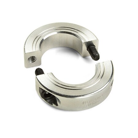 Ruland Manufacturing Balanced Collar, 1pc Clamp, Balanced, Bore 40mm, Anodized Aluminum MSPB-40-A